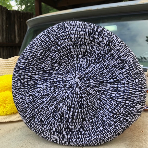 Colombia Mochila Woven Butterfly Bucket Tote Draws - Picture 6 of 9